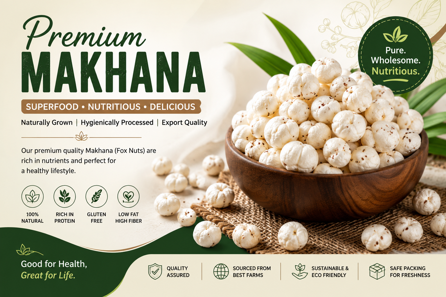 Makhana Farm Sourced